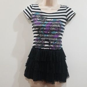 Disorderly kids little girls tutu bottom dress